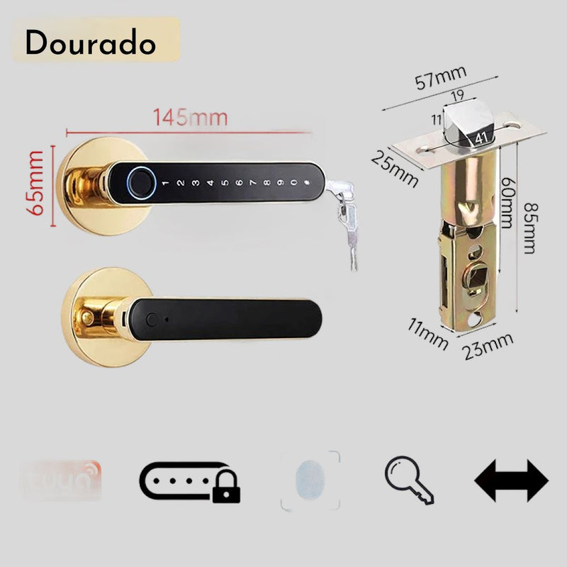 Fechadura Inteligente Bluetooth Multifunções